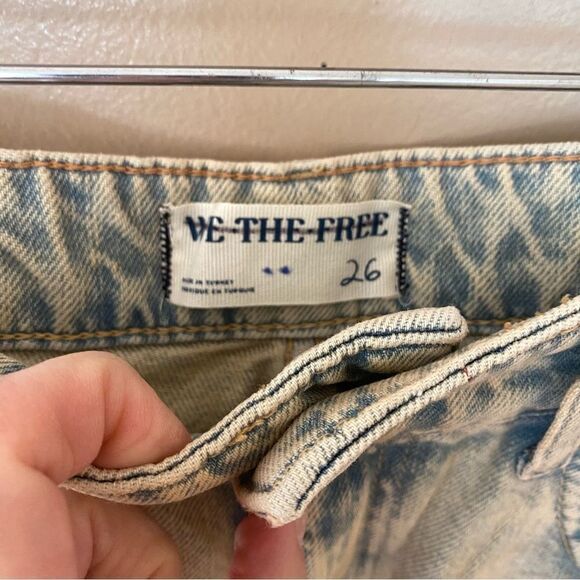 NEW Free People We The Free Jeans Waterfalls baggy wide leg denim pants 26 - Picture 12 of 12